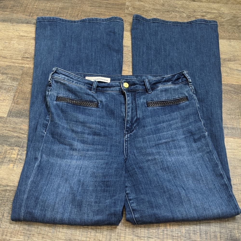 𝅺anthropologie pilcro and the letterpress flared jeans